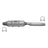 AP Exhaust 646322 Catalytic Converter - Rear