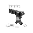AP Exhaust 771173 Catalytic Converter with Integrated Exhaust Manifold - Front