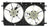 APDI 6010306 Dual Radiator and Condenser Fan Assembly