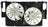 APDI 6010344 Dual Radiator and Condenser Fan Assembly