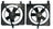 APDI 6016103 Dual Radiator and Condenser Fan Assembly