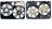 APDI 6025105 Dual Radiator and Condenser Fan Assembly