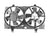 APDI 6029131 Dual Radiator and Condenser Fan Assembly