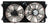 APDI 6034153 Dual Radiator and Condenser Fan Assembly