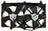 APDI 6036102 Dual Radiator and Condenser Fan Assembly