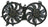 APDI 6036104 Dual Radiator and Condenser Fan Assembly