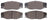 ADVICS AD0686 Disc Brake Pad Set - Front