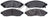 ADVICS AD1094 Disc Brake Pad Set - Front