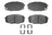 ADVICS AD1397 Disc Brake Pad Set - Front