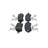 ADVICS AD1852 Disc Brake Pad Set - Front