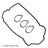 Beck Arnley 036-1964 Engine Valve Cover Gasket Set - Right