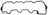 Beck Arnley 036-1986 Engine Valve Cover Gasket Set - Left