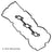 Beck Arnley 036-2004 Engine Valve Cover Gasket Set - Right
