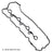 Beck Arnley 036-2027 Engine Valve Cover Gasket Set - Right