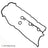 Beck Arnley 036-2032 Engine Valve Cover Gasket Set - Right