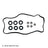 Beck Arnley 036-2050 Engine Valve Cover Gasket Set - Right