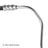 Beck Arnley 073-1826 Brake Hydraulic Hose - Rear Left Outer