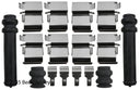 Beck Arnley 084-1709 Disc Brake Hardware Kit - Rear