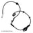 Beck Arnley 084-4945 ABS Wheel Speed Sensor Wiring Harness - Rear Left