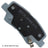 Beck Arnley 085-1956 Disc Brake Pad Set - Rear