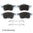 Beck Arnley 085-6615 Disc Brake Pad Set - Front