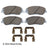 Beck Arnley 085-6789 Disc Brake Pad Set - Front
