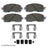 Beck Arnley 085-7092 Disc Brake Pad Set - Front