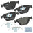 Bendix Friction CFC1260C Disc Brake Pad Set - Front