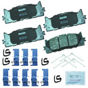 Bendix Friction CFC1293 Disc Brake Pad Set - Front