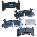 Bendix Friction CFC154 Disc Brake Pad Set - Front or Rear