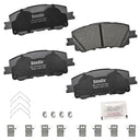 Bendix Friction CFC2493 Disc Brake Pad Set - Front