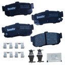 Bendix Friction CFC540 Disc Brake Pad Set - Rear