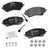 Bendix Friction CFM2467 Disc Brake Pad Set - Rear
