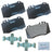 Bendix Friction CFM847AK2 Disc Brake Pad Set - Front
