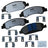 Bendix Friction PBD1363 Disc Brake Pad Set - Front