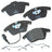 Bendix Friction SBC1107 Disc Brake Pad Set - Front