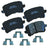 Bendix Friction SBC1108K1 Disc Brake Pad Set - Front or Rear