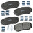 Bendix Friction SBC1258 Disc Brake Pad Set - Front