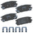 Bendix Friction SBC1275 Disc Brake Pad Set - Rear