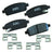 Bendix Friction SBC1468 Disc Brake Pad Set - Rear