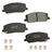 Bendix Friction SBC2379 Disc Brake Pad Set - Front