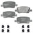 Bendix Friction SBC2381 Disc Brake Pad Set - Rear