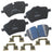 Bendix Friction SBM1204 Disc Brake Pad Set - Front