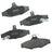 Bendix Friction SBM295 Disc Brake Pad Set - Rear