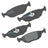 Bendix Friction SBM322 Disc Brake Pad Set - Rear
