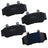 Bendix Friction SBM492 Disc Brake Pad Set - Front