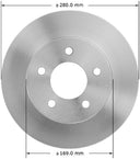 Bendix Friction PRT1602FC Disc Brake Rotor - Front