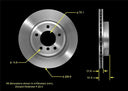 Bendix Friction PRT5469 Disc Brake Rotor - Front