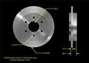 Bendix Friction PRT5475 Disc Brake Rotor - Rear