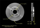 Bendix Friction PRT5494 Disc Brake Rotor - Front